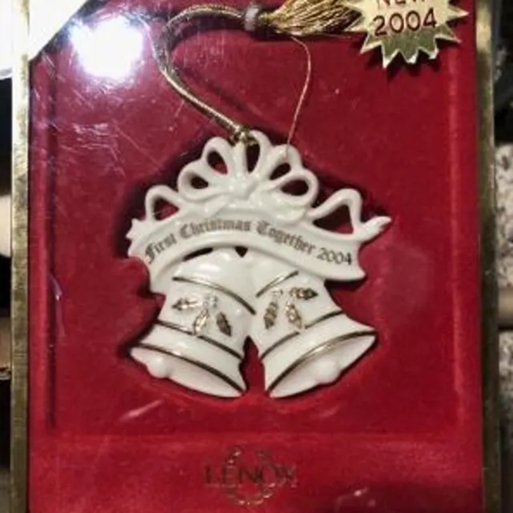 Lenox "First Christmas Together 2004" Ornament